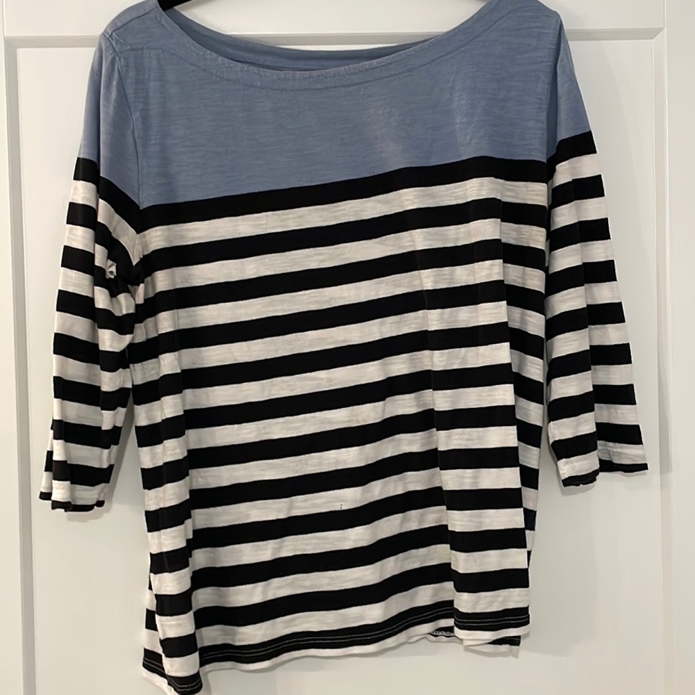 Loft striped tee xl